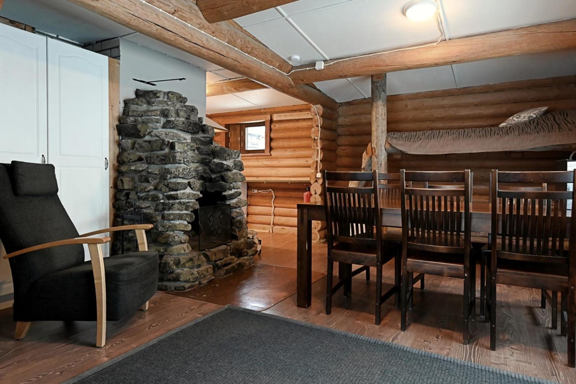 Classic Log Cabin Ski-In Ski-Out Levi Szoba fotó